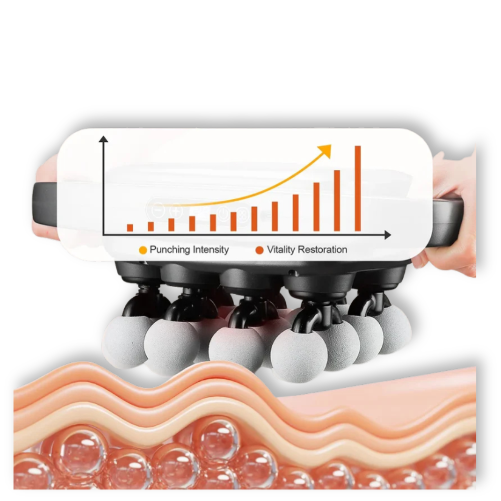 RelaxEase™ 16-Head Smart Massager