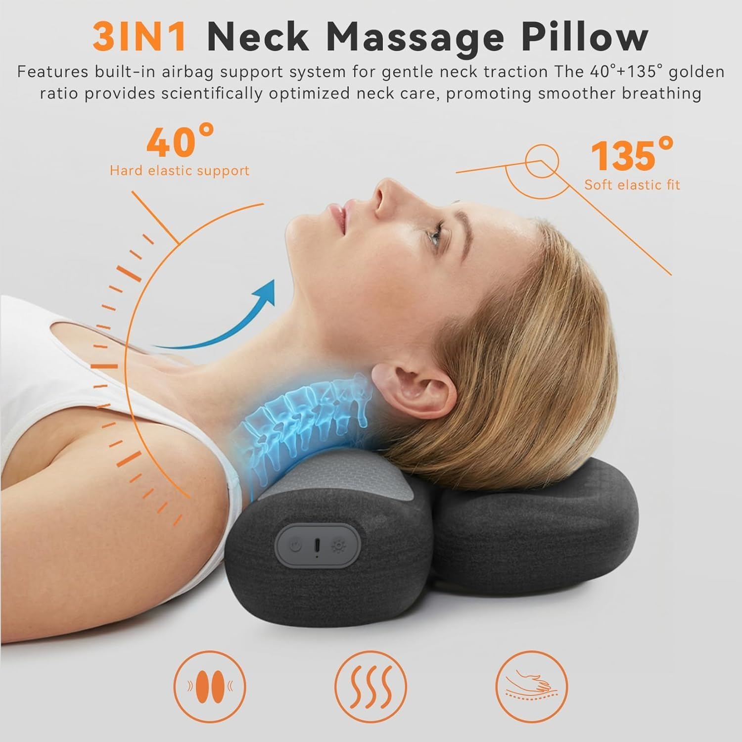 Tradona™ 3-in-1 Neck Therapy Pillow
